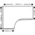 L-Shaped Corner Left Hand Double Cantilever Office Desk Dimensions