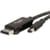 C2G Mini DisplayPort to DisplayPort Adapter/Converter Cable 2m Black HuntOffice.co.uk