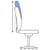 24 Hour Executive Ergonomic Operator Chair Leather Look With Plastic Base Feature - Back height adjustment
