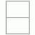 Q-Connect Multi-Purpose Labels 199.6x143.5mm 2 per A4 Sheet Die Cut (100 Labels) HuntOffice.co.uk - Single Sheet of 2 Labels