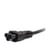 C2G Laptop Power Cord - Power cable - IEC 60320 C5 to CEE 7/7 (M) - AC 250 V - 2 m - molded - black - Europe