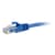 C2G Cat6 Booted Unshielded (UTP) Network Patch Cable - Patch cable - RJ-45 (M) to RJ-45 (M) - 30 cm - UTP - CAT 6 - molded, snagless, stranded - blue