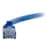 C2G Cat6 Booted Unshielded (UTP) Network Patch Cable - Patch cable - RJ-45 (M) to RJ-45 (M) - 1 m - UTP - CAT 6 - molded, snagless, stranded - blue