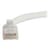 C2G Cat6 Booted Unshielded (UTP) Network Patch Cable - Patch cable - RJ-45 (M) to RJ-45 (M) - 3 m - UTP - CAT 6 - molded, snagless, stranded - white