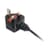 C2G Power Cord Splitter - Power splitter - BS 1363 (M) to IEC 60320 C13 - AC 250 V - 3 m - molded - black - United Kingdom