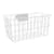 Compulocks Rise Freedom Basket White - Mounting component (basket) - white - cart mountable