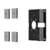 Compulocks Tablet / iPad Glass Mount Kit - Mounting kit (VESA mount bracket) - for LCD display / tablet - mounting interface: 100 x 100 mm - glass-mounted