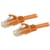 StarTech.com 1m CAT6 Ethernet Cable - Orange CAT 6 Gigabit Ethernet Wire -650MHz 100W PoE RJ45 UTP Network/Patch Cord Snagless w/Strain Relief Fluke Tested/Wiring is UL Certified/TIA