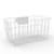 Compulocks Basket Add On For Rolling Cart - White