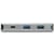 StarTech.com 4 Port USB C Hub (10Gbps) to 3x USB-A & 1x USB-C - 100W Power Delivery Passthrough Charging - Portable USB 3.1 Gen 2/USB 3.2 Gen 2 Type C Laptop Adapter - Works w/ TB3