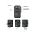 Verbatim UTA-06 GaN III Universal Travel Adapter 2x USB-C PD 100W + QC4+/2x USB-A QC 3.0 Black 32121
