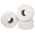 2Work Mini Jumbo Toilet Roll 2-Ply White 92mmx200m Core 76mm (Pack of 12) 2W70323