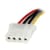 StarTech.com 12in SATA to LP4 Power Cable Adapter - F/M