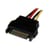 StarTech.com 12in SATA to LP4 Power Cable Adapter - F/M