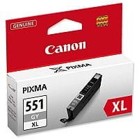 Canon CLI-551XL GY ( 6447B001 ) Grey High Yield Ink Cartridge Original - for PIXMA iP8750, iX6850, MG5655, MG6350, MG6450, MG7150, MG7550