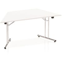 Impulse Trapezoidal Folding Table White W1600xD800mm