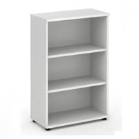 Impulse Medium Bookcase with 2 Shelves H1200mm White