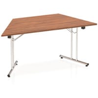 Impulse Trapezoidal Folding Table Walnut W1600xD800mm