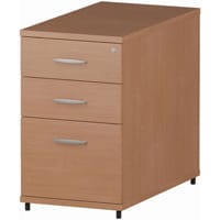 Impulse Desk High 800mm Deep Pedestal Beech