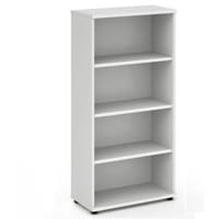 Impulse Tall Bookcase with 3 Shelves H1600mm White
