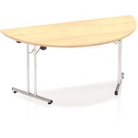 Impulse Semi-Circular Folding Table Maple W1600xD800mm