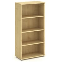 Impulse Tall Bookcase with 3 Shelves H1600mm Maple
