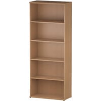 Impulse Tall Bookcase with 4 Shelves H2000mm Oak