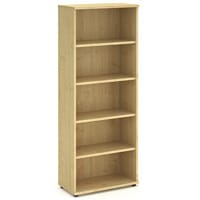 Impulse Tall Bookcase with 4 Shelves H2000mm Maple