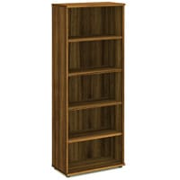 Impulse Tall Bookcase with 4 Shelves H2000mm Walnut