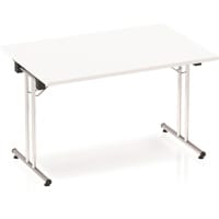 Impulse Rectangular Folding Table White W1200xD800mm