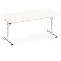 Impulse Rectangular Folding Table White W1600xD800mm