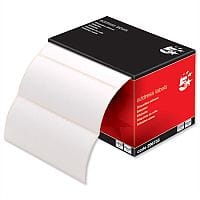 Office Address Labels 5 Star 89x36mm on Continuous Roll (250 Labels)