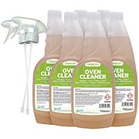 2Work Pack of 6 Oven Cleaner 750ml 364