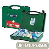 First Aid Kit Green Box HSE Traditional 10 Person
