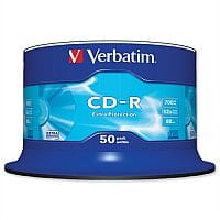 Verbatim CD-R Recordable Disc Spindle Pack 50
