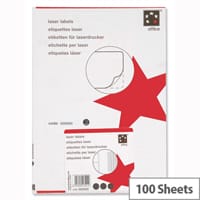 5 Star Address Laser Labels 64x34mm White (2400 Labels)