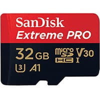 SanDisk Extreme Pro memory card 32 GB MicroSDHC UHS-I Class 10