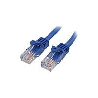 StarTech 2 m Blue Cat5e Snagless RJ45 UTP Patch Cable 2m Patch Cord 1 x RJ-45 Male Network 1 x RJ-45 Male Network Patch Cable Gold Plated Contact Blue 45PAT2MBL