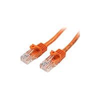 StarTech 2 m Orange Cat5e Snagless RJ45 UTP Patch Cable 2m Patch Cord 1 x RJ-45 Male Network 1 x RJ-45 Male Network Patch Cable Gold Plated Contact Orange 45PAT2MOR