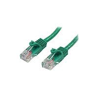 StarTech 3 m Green Cat5e Snagless RJ45 UTP Patch Cable 3m Patch Cord 1 x RJ-45 Male Network 1 x RJ-45 Male Network Patch Cable Gold Plated Contact Green 45PAT3MGN