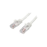 StarTech 0.5m White Cat5e Patch Cable with Snagless RJ45 Connectors Short Ethernet Cable 0.5 m 45PAT50CMWH