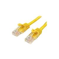 StarTech 0.5m Yellow Cat5e Patch Cable with Snagless RJ45 Connectors Short Ethernet Cable 0.5 m 45PAT50CMYL