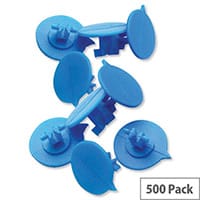 Versapak Blue Button Seals for Mailing Pouches IMSEALBL Pack 500