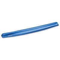 Fellowes Crystal Gel Keyboard Wrist Rest Blue 91137
