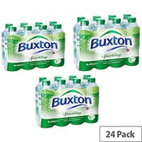 Buxton Natural Sparkling Water 500ml Bottle Pack 24