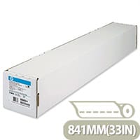 HP Bright White Inkjet Plotter Paper 841mm x 45.7m Ref Q1444A
