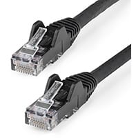 StarTech.com 7m CAT6 Ethernet Cable - LSZH (Low Smoke Zero Halogen) - 10 Gigabit 650MHz 100W PoE RJ45 10GbE UTP Network Patch Cord Snagless with Strain Relief - Black, CAT 6, ETL Verified, 24AWG