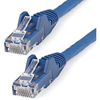 StarTech.com 15m CAT6 Ethernet Cable - LSZH (Low Smoke Zero Halogen) - 10 Gigabit 650MHz 100W PoE RJ45 10GbE UTP Network Patch Cord Snagless with Strain Relief - Blue, CAT 6, ETL Verified, 24AWG