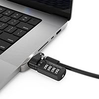 Compulocks Macbook Pro 16-Inch M1 T-Slot Lock Adapter With Combination Clock