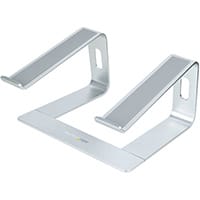 StarTech.com Laptop Stand for Desk, Supports 5kg/11lb, Aluminum, Silver, Ergonomic Laptop Riser, Portable Laptop Holder, Computer Stand for Macbook Air/Pro, Dell XPS, Lenovo